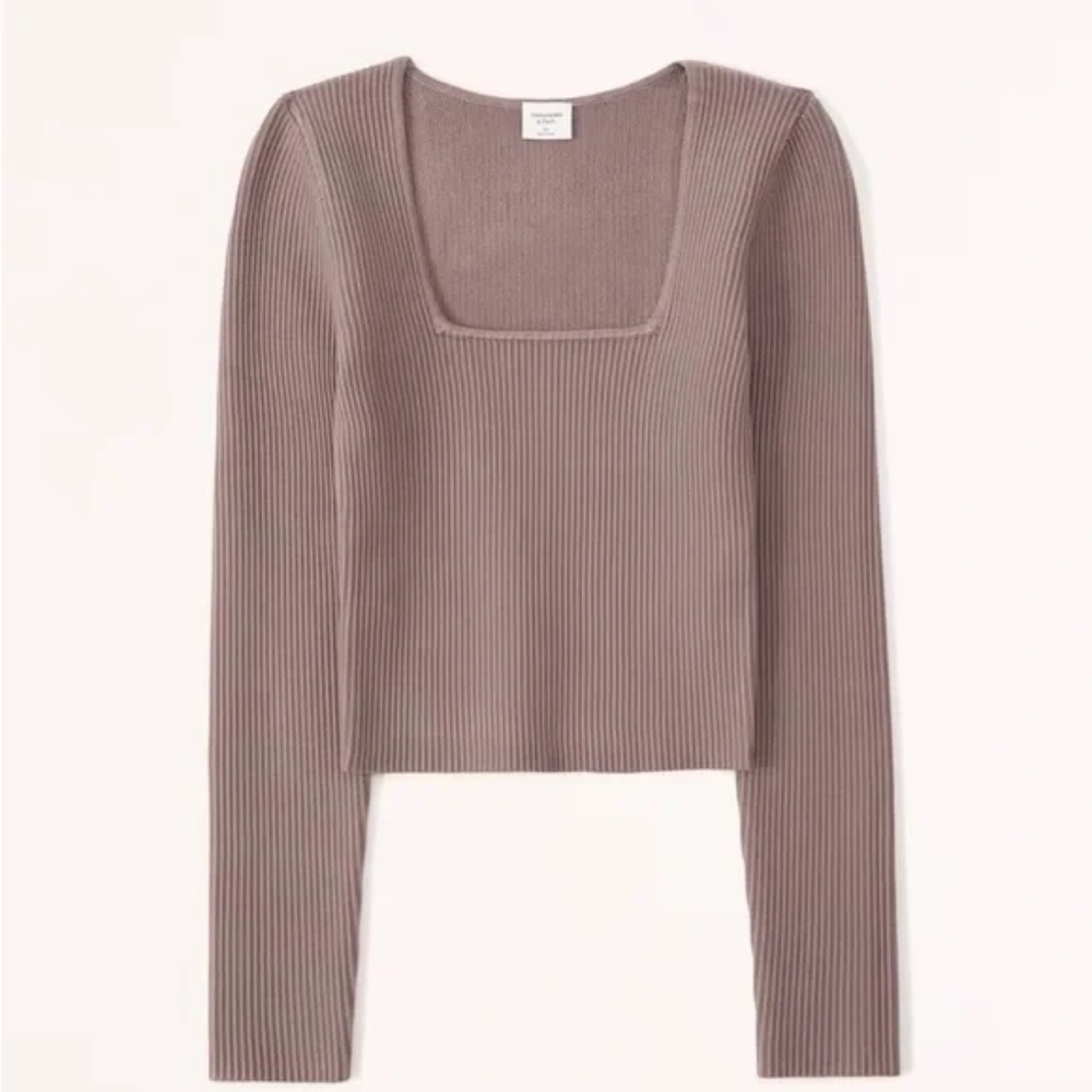 Abercrombie & Fitch Dusty Pink Long Sleeve Top